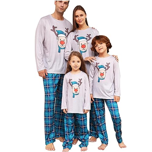 TARIENDY Family Christmas Pajamas, Family Christmas Pjs Matching Sets 2023 Plus Size Xmas Holiday Jammies Christmas Pajamas for Family Sleepwear