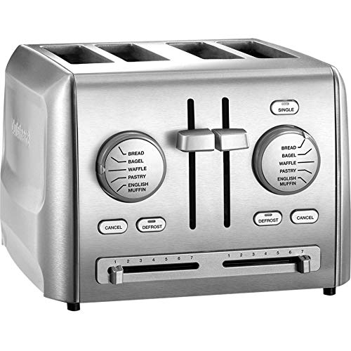Cuisinart CPT-640P1 4-Slice Custom Select Toaster, Stainless Steel