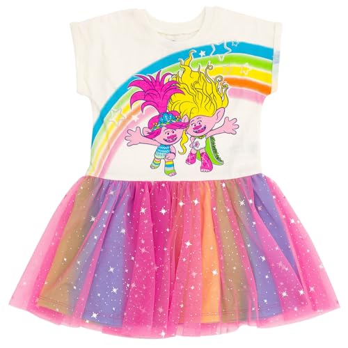 DreamWorks Trolls Poppy Toddler Girls Skater Dress Multicolor 2T