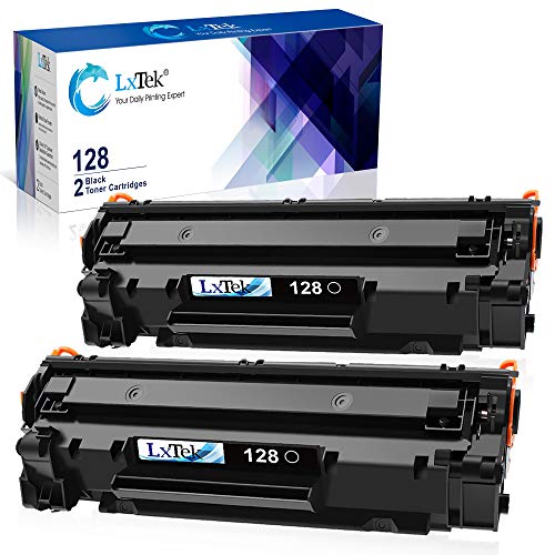 LxTek Compatible Toner Cartridge Replacement for Canon 128 CRG128 Toner Cartridgs Compatible with Canon ImageCLASS D530 D550 D550 MF4890DW MF4880DW MF4770N Faxphone L100 L190 Laser Printers (2 Black)