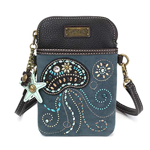 Chala Dazzled Cellphone Crossbody Handbags for Women -Multicolored (Dazzled JellyFish)