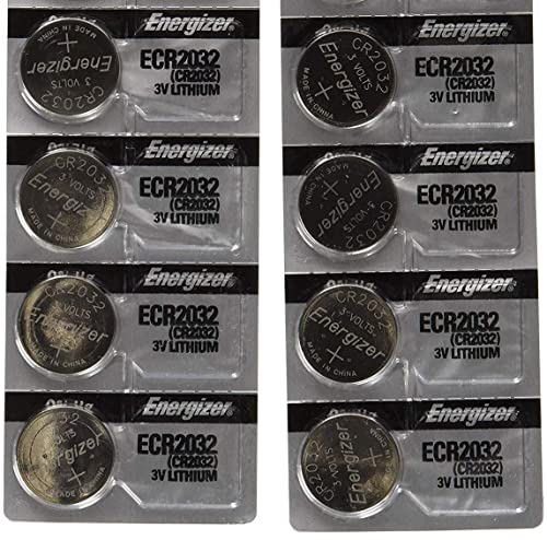 Pack of 8 -- Energizer Cr2032 3v Lithium Coin Cell Battery Dl2032 Ecr2032