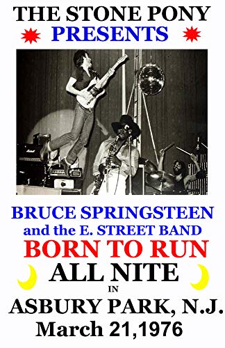 BRUCE SPRINGSTEEN REPLICA 1976 CONCERT POSTER