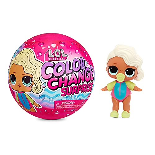 L.O.L. Surprise! Color Change Dolls - 7 Surprises with Outfit, Accessories, and Ball - Toys for Kids Ages 4-7+ Years