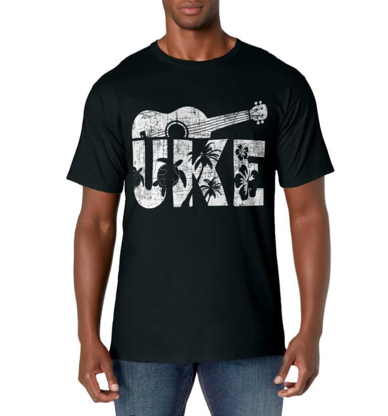 Uke - Ukulele Player Ukulelist Music Guitarist T-Shirt