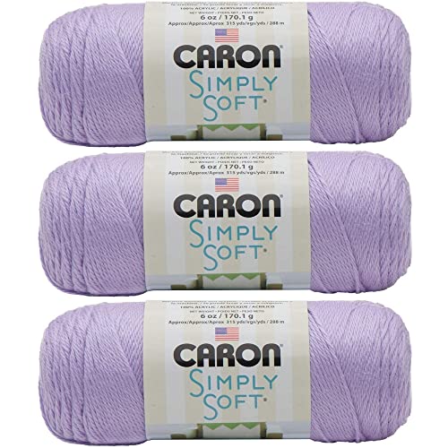 Caron Simply Soft Yarn Solids (3-Pack) Orchid H97003-9717