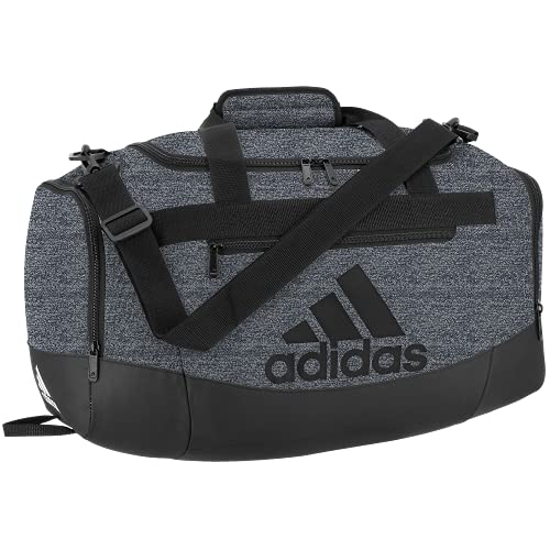 adidas Unisex Defender 4 Small Duffel Bag, Jersey Onix Grey/Black, One Size