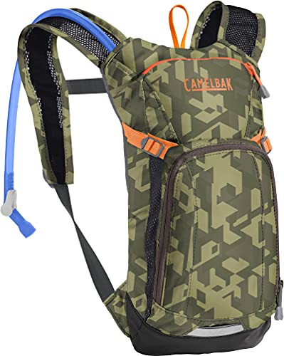 CamelBak Mini M.U.L.E. Kids Hydration Backpack for Hiking and Biking - 50oz, Camelflage