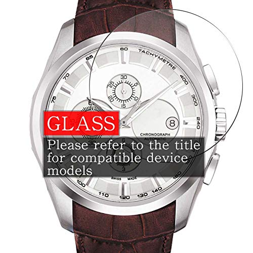 Synvy [3 Pack] Tempered Glass Screen Protector, Compatible with TAG Heuer CV201AG.BA0725 9H Film Smartwatch Smart Watch Protectors