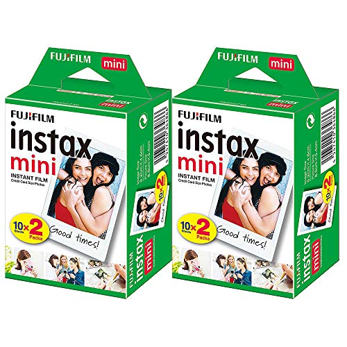 Fujifilm 2 Pack instax mini Instant Daylight Film, Twin Pack, 20 Exposures, ISO 800