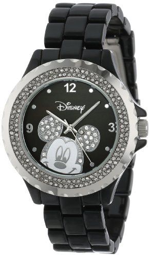 Disney Adult Enamel Sparkle Analog Quartz Bracelet Watch