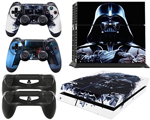 PS4 Console DV from Starwars Skin Decal Vinal Sticker + 2 Controller Skins Set