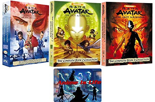 Avatar the Last Airbender: Complete Series Seasons 1-3 Limited Edition DVD Collection (Loaded with Hours of Special Features) with Bonus Art Card