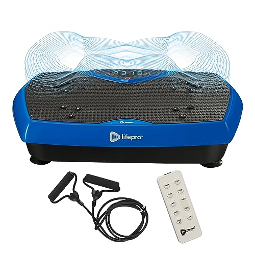 Lifepro Acupressure Vibration Plate Platform Exercise Machine, Burn More Calories & Alleviate Back & Joint Pain at Home with a Whole Body Vibration Plate Exercise Machine Lymphatic Drainage Stimulator