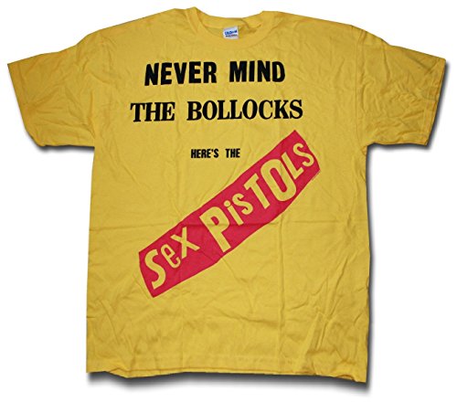 RockWaresUSA The Sex Pistols Yellow 'Nevermind The Bollocks' T-Shirt