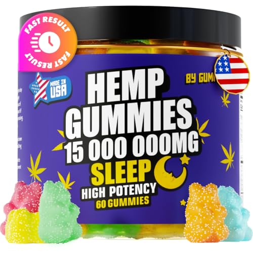 Hеmр Gummies for Restful Nights - Soothes Soreness and Discomfort in the Body - Assorted Fruit Flavors - Made in USA