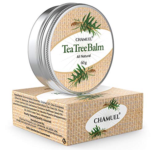 TEA TREE OIL BALM -100% All Natural | Great Cream for Soothing Irritations like Eczema, Psoriasis, Rashes, Insect Bites, Folliculitis, Acne, Itches, Dry Chapped Heels, Cuticles, Saddle Sores and more!