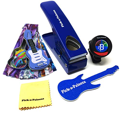 Pick-a-Palooza DIY Guitar Pick Punch - the Premium Pick Maker Gift Pack