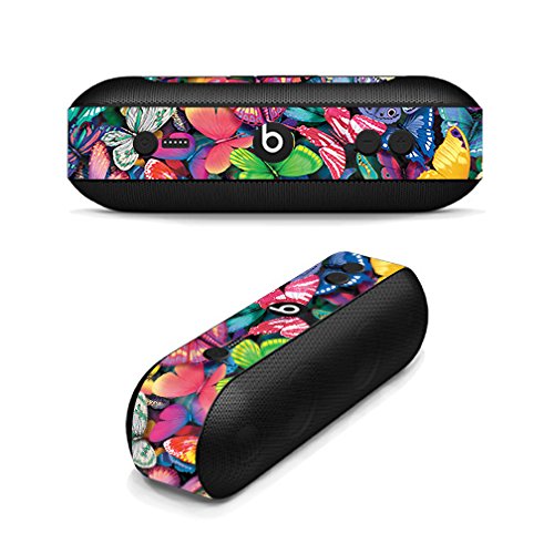 MightySkins Skin Compatible with Beats by Dr. Dre Pill Plus - Butterfly Party | Protective, Durable, and Unique Vinyl Decal wrap Cover | Easy to Apply, Remove, and Change Styles | Made in The USA