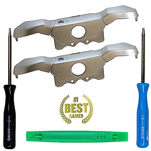 SOSS GAMING 2024 Upgraded Bumpers Replacement Kit - Ultra Durable Version - Comes with T6 T8 Screwdriver Repair and Fix - For Xbox One Elite Series 1 Controllers - LB RB Button Triggers Parts