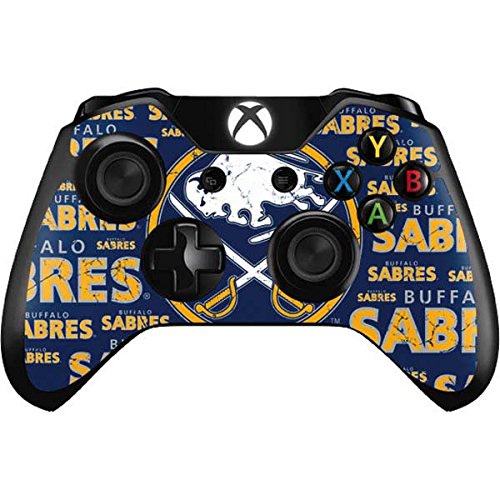 Skinit Decal Gaming Skin Compatible with Xbox One Controller - Officially Licensed NHL Buffalo Sabres Blast Design