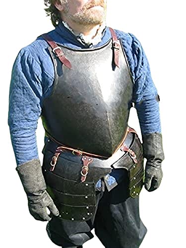NauticalMart Medieval Knight Peascod Armor Breastplate Blackened Armour