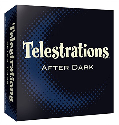 Telestrations After Dark Adult Board Game | An Adult Twist on The #1 Party Game | The Telephone Game Sketched Out | Ages 17+