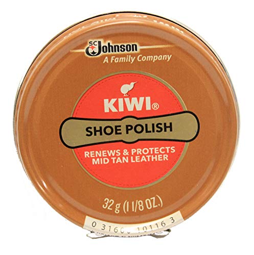 KIWI Mid Tan Shoe Polish 32g (1-1/8 Oz.)