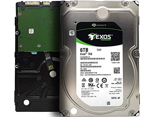 Seagate ST6000NM0115 3.5'-Inch HDD 6TB 7200 RPM 512e SATA 6Gb/s 256MB Cache Internal Hard Drive