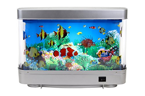 Lightahead Artificial Tropical Fish Decorative Sensory Aquarium Lamp Virtual Ocean in Motion (Marine Life A)