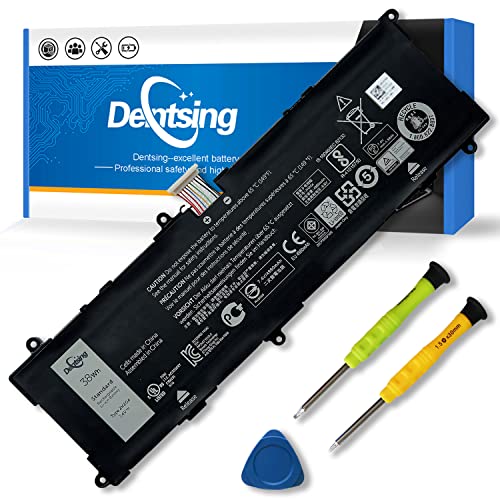 Dentsing Compatible Tablet Battery with Dell 2H2G4 (7.4V 38Wh/4980mAh) Venue 11 Pro 7140 Series Laptop 21CP5/63/105 2217-2548