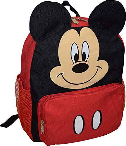 Disney Mickey Mouse Big Face Littl Boy 10' Mini Backpack