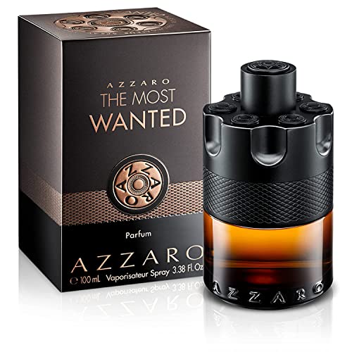 Azzaro The Most Wanted Parfum - Intense Mens Cologne - Spicy & Sensual Fragrance for Date - Lasting Wear - Irresistible Luxury Perfumes for Men, 3.3 Fl. Oz