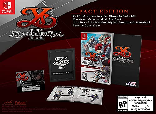 Ys IX: Monstrom NOX - Pact Edition - Nintendo Switch
