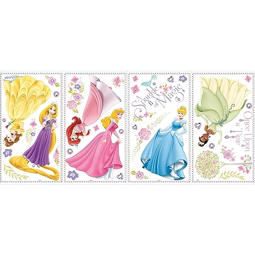 RoomMates Disney Princess Glow Peel and Stick Wall Decals by RoomMates, RMK1903SCS
