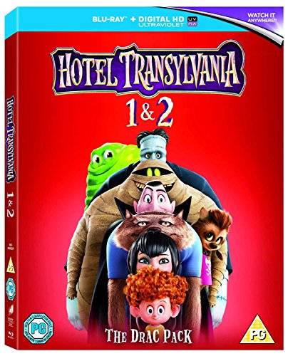 Hotel Transylvania 1-2 [Blu-ray] UK region