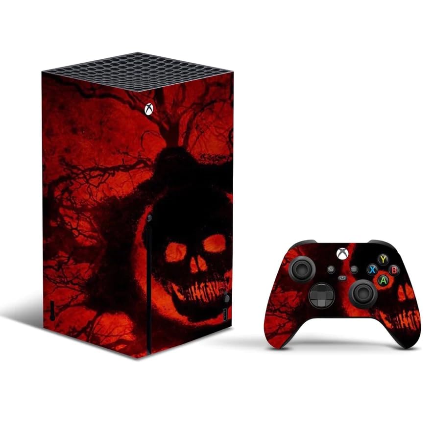 Vinyl Wrap Skin Gears of War Compatible with X-Box Series X +2 Controller Skins