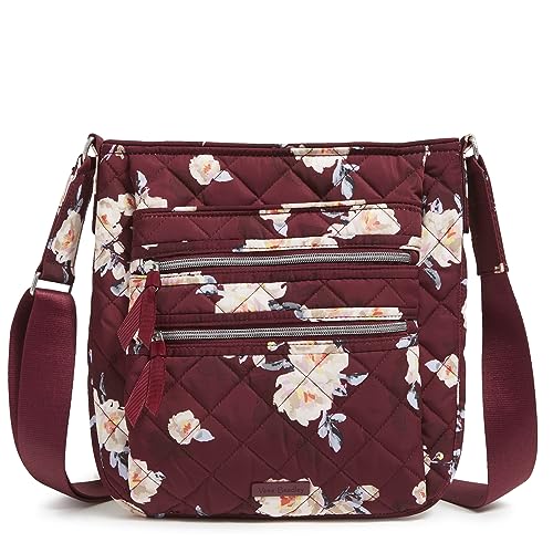 Vera Bradley Performance Twill Triple Zip Hipster Crossbody Purse, Blooms and Branches