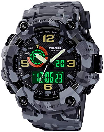 red camo g shock watch