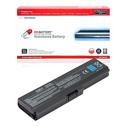 DR. BATTERY PA3817U-1BRS PA3818U-1BRS PA3819U-1BRS Laptop Battery Compatible with Toshiba Satellite L755 L750 L700 C670 C675 L600 L650 Series PA3817U-1BAS PA3816U-1BAS [10.8V/48Wh]