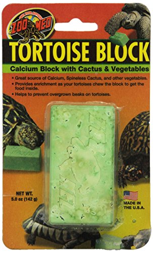 Zoo Med Tortoise Calcium Block with Cactus and Vegetables