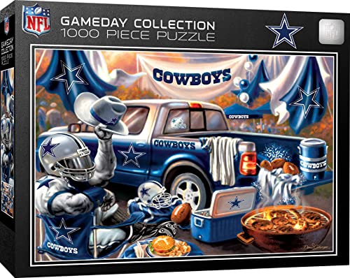 Masterpieces 1000 Piece Jigsaw Puzzle for Adults - NFL Dallas Cowboys Gameday - 19.25'x26.75'