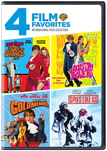 4 Film Favorites: International Spies (Austin Powers in Goldmember, Austin Powers: International Man of Mystery, Austin Powers: The Spy Who Shagged Me, Spies Like Us)