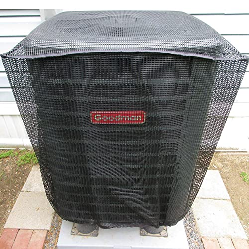 Full Mesh Air Conditioner Cover – AC Cover Designed to Protect Coils from Clogging - Leaves, Grass, dust and Debris - Outdoor Protection