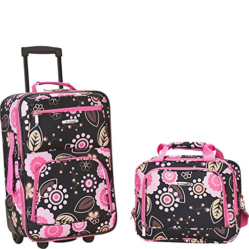 Rockland Fashion Softside Upright Luggage Set, Expandable, Pucci, 2-Piece (14/19)