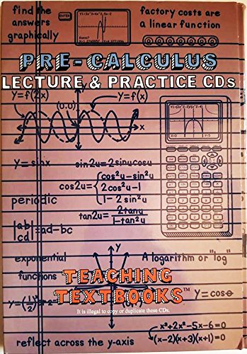 Pre-Calculus Lecture & Practice CD's - Teaching Textbooks - 7 Disc Set from TeachingTextbooks.com