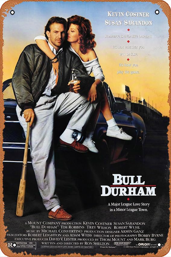 Bull Durham Tin Painting Tin Sign Metal Sign Vintage Metal Poster Home Wall Decoration, Multicolor, 8in x 12in