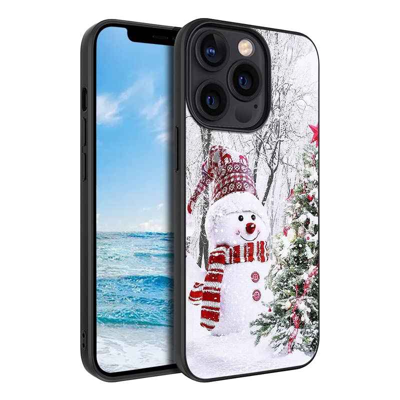Merry Christmas Xmas Snowman vs Xmas Tree Phone Case for iPhone 15 14 13 12 11 Pro Max 8 7 PLUS Samsung Galaxy S23 S22 S21 S20 FE Ultra Plus Note A14 A54 A03S A02S A32 A51 A53 for Xmas Gift