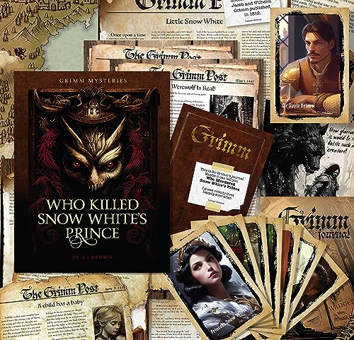 Grimm Mysteries: Who Killed Snow White’s Prince | Murder Mystery Game | If You're a Detective at Heart who Loves Solving Murder Mysteries and Unsolved Cases, This Game is for You.