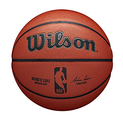WILSON NBA Authentic Series Basketball - Indoor/Outdoor, Size 7 - 29.5'